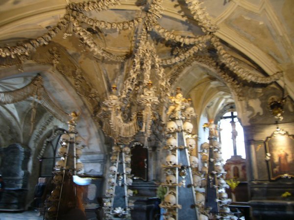 the bone chandelier