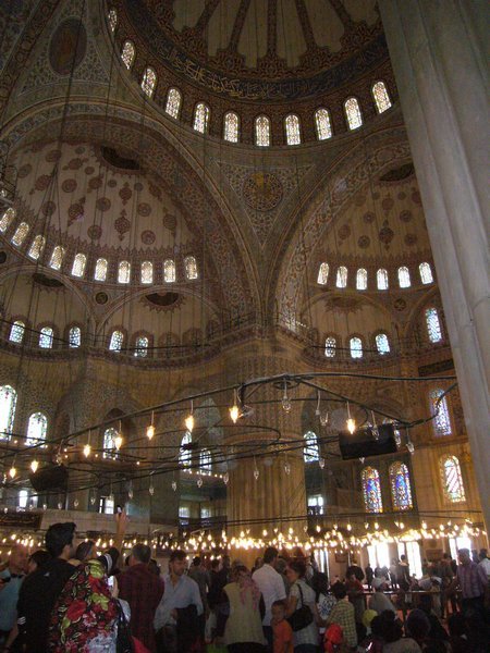 Insıde the Blue Mosque