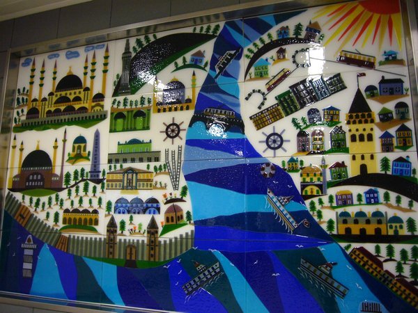 mural of istanbul