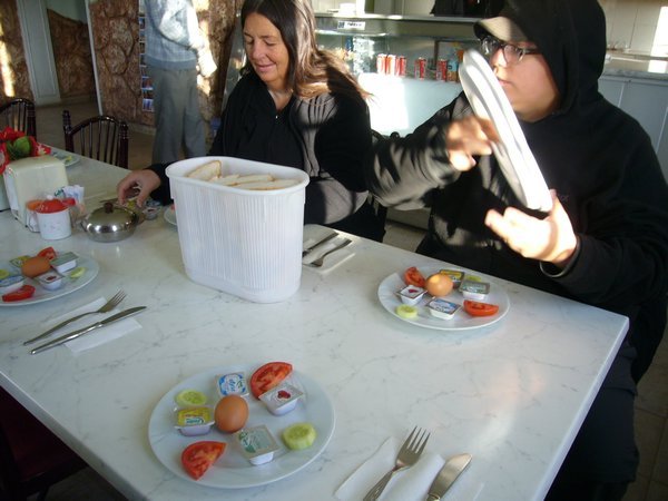 turkish breakfast at Otel Günes