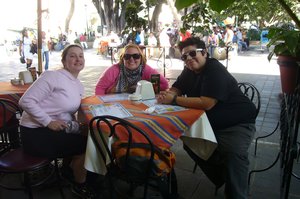 lunch with sheila in the Zocalo
