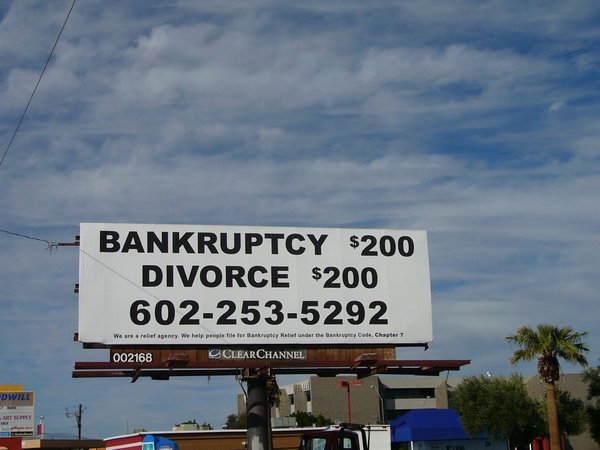 divorce billboards