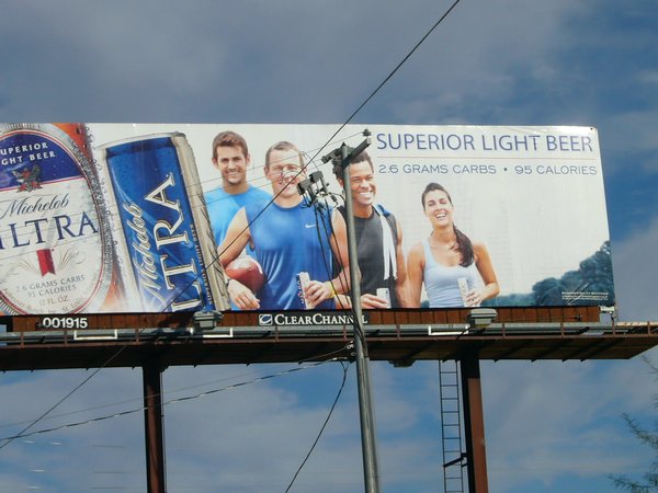 ads for light beer