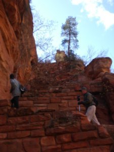 Walters Wiggles up to Angels Landing 