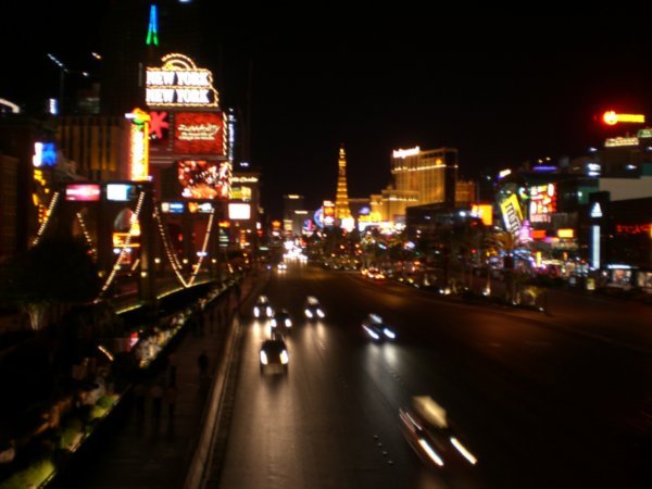 Vegas strip by night