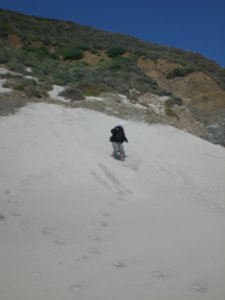 Sand Climbing at Pfeiffer Beach