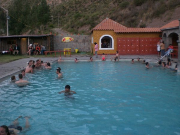 Hot pools at La Calenta