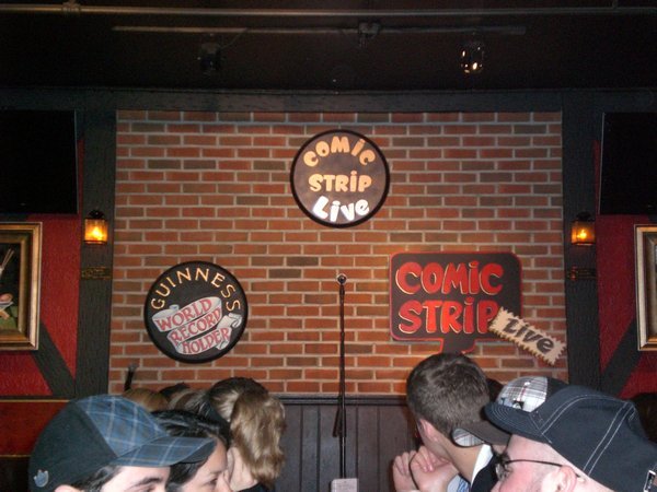 Cracking time at the comedy club