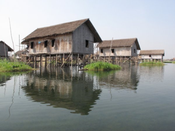 Intha Houses on Stilts - Inle Lake
