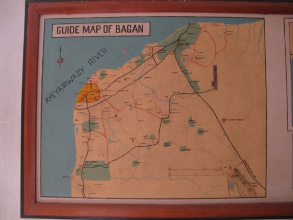 Map of Bagan