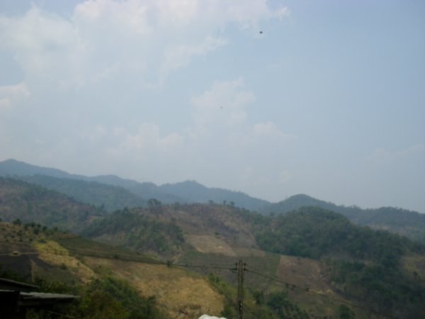 Hills in Chiang Mai province