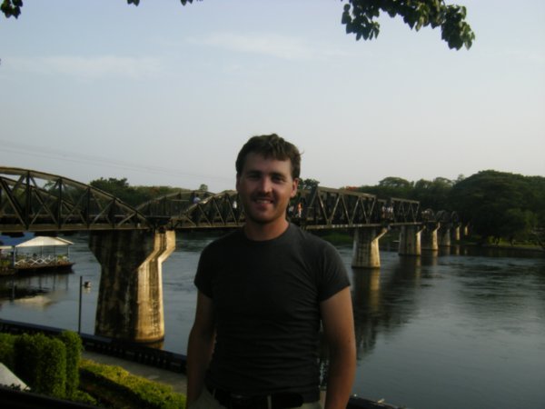 Me with the bridge over the River Kwai