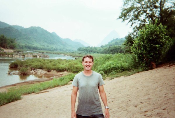 Kayanking trip: Me on the Nam Khan riverriver