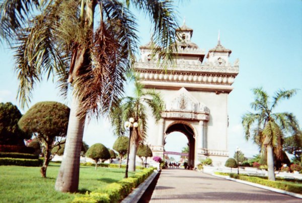 The Laos Arc D'Triomphe aka Patuxai, Vientiane