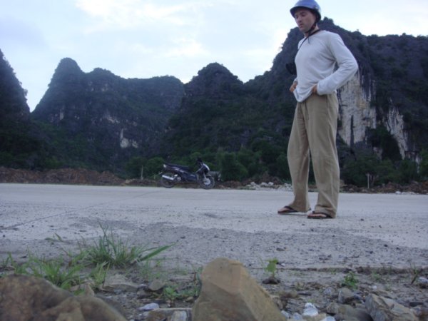 John and Bike: En Route to Hoa Lu Take 1: