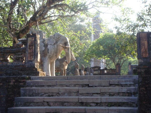 Staircase up to Tomb ofTu Duc - Hue