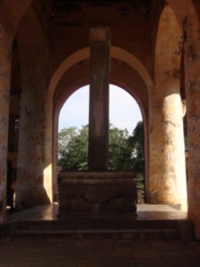 Stele - Mandarin - Tomb ofTu Duc - Hue