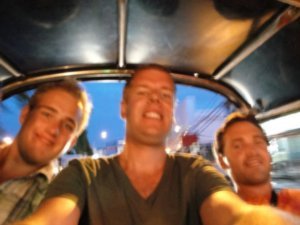 The boys are back in town (on a tuk tuk)