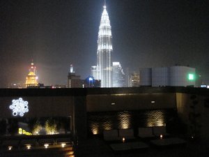 From Luna Bar: Petronas Towers, KL
