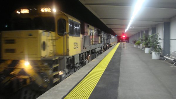 My train arriving at Proserpine Station....