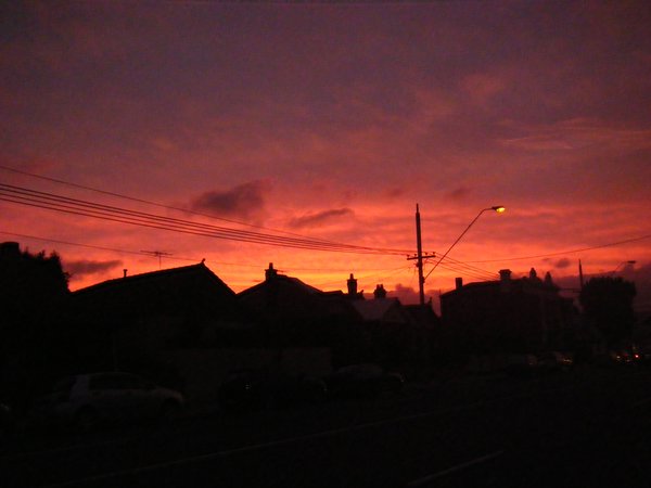 Brunswick Road sunset