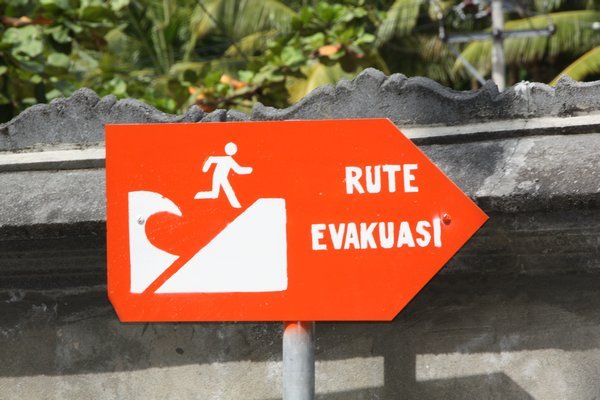 In case of a tsunami...