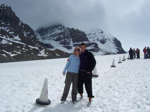 Us On a glacier.