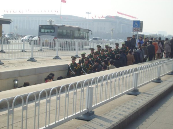 Soldiers in Beijing