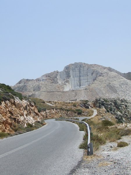 Naxos - marble quarry