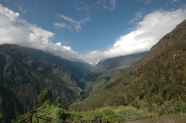 Dudh Koshi River Valley in Khumbu