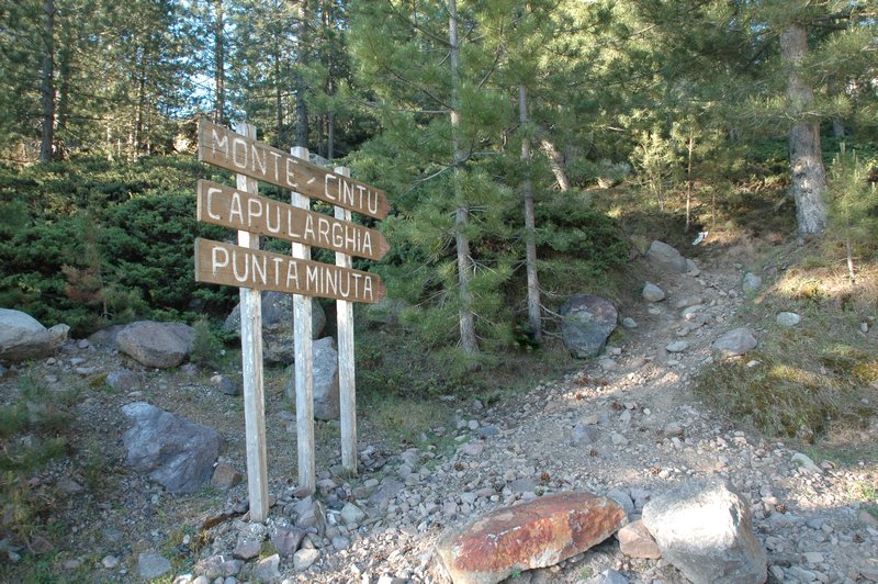 Starting point for Monte Cinto