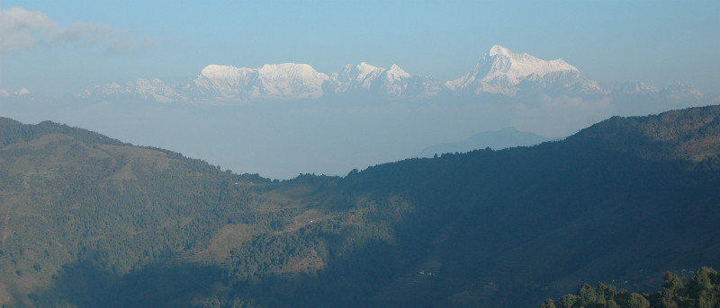 View of Makalu between Chauki and Mangalbare