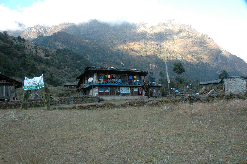 Our guesthouse in Gyabla