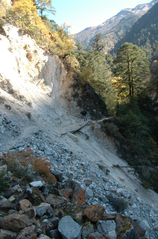 Negotating more landslide ridden areas