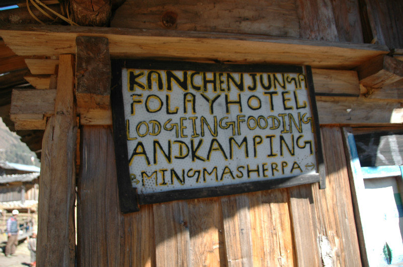  Kanchenjunga Folay Hotel in Phole