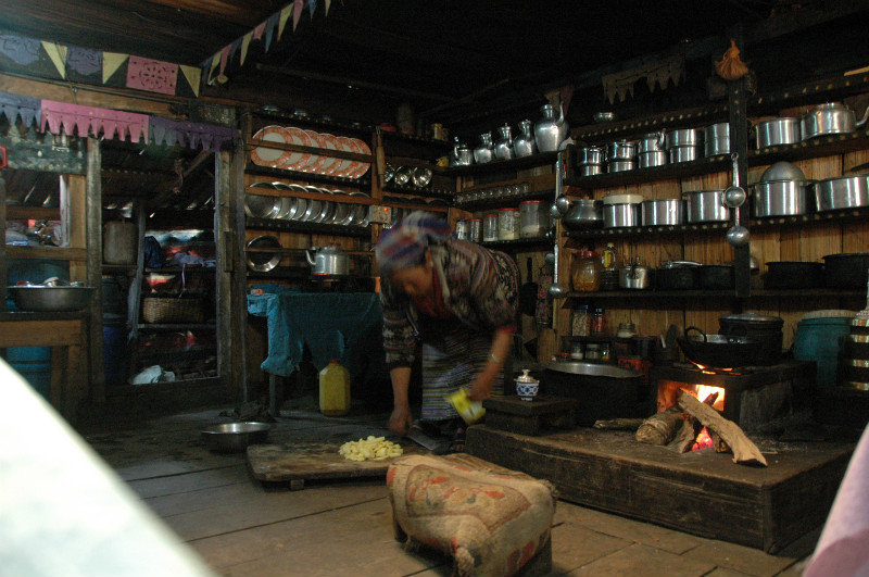 Kitchen in  Kanchenjunga Folay Hotel