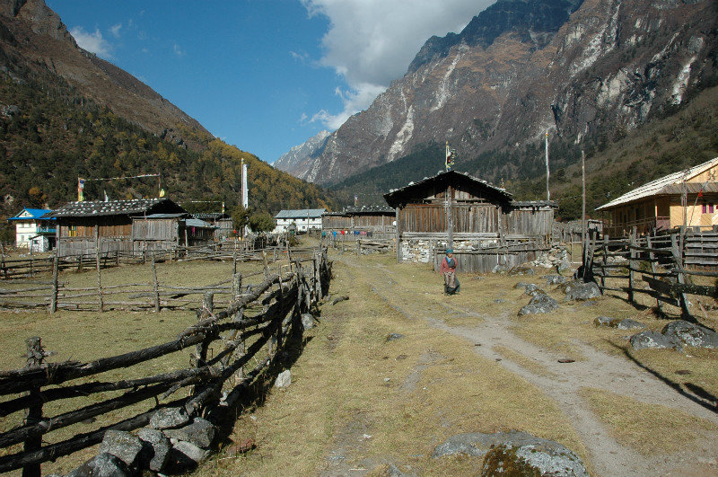 Ghunsa is the largest village on the Kangchenjunga North side
