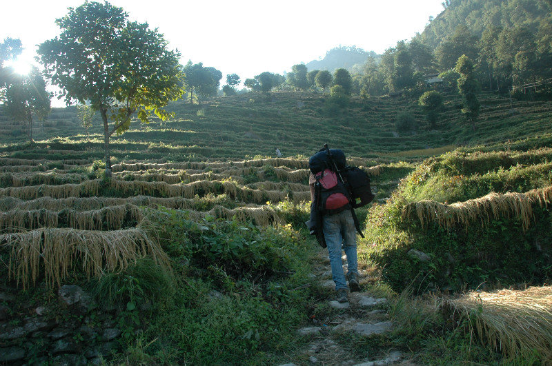 The last and final climb up to Medibung/Tharpu