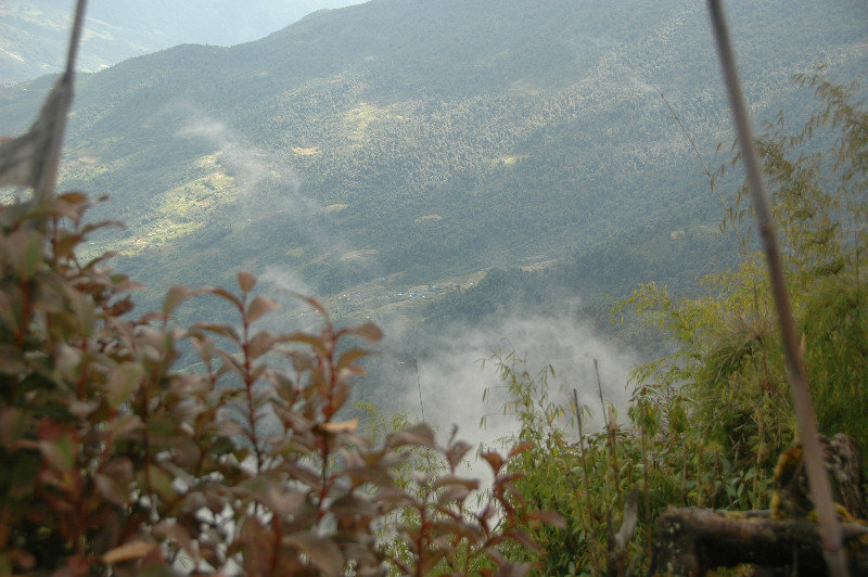 Looking back down to Tashigoan from near Khongma