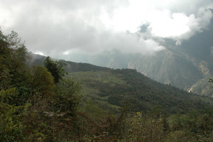 View of Najingdingma coming down from Surke La