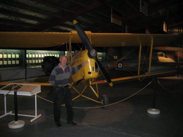 Dad and the Tiger Moth