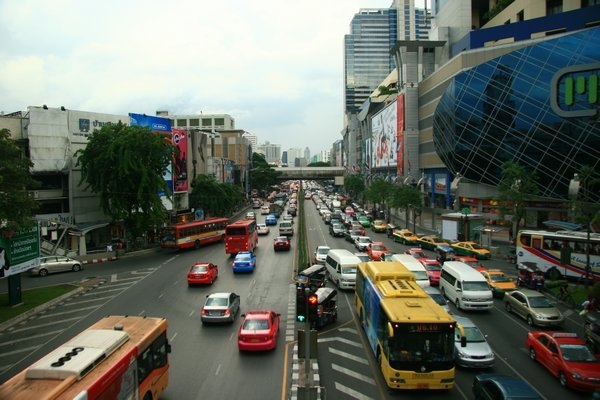 Busy Bangkok Street