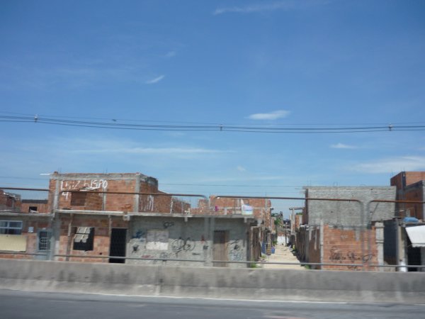 Pohled na chudinske ctvrti