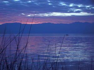 Sunrise at Lago Atitlan