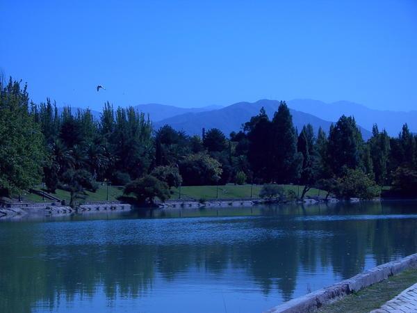 The park in Mendoza