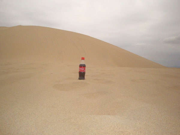 Coca Cola on the Desert