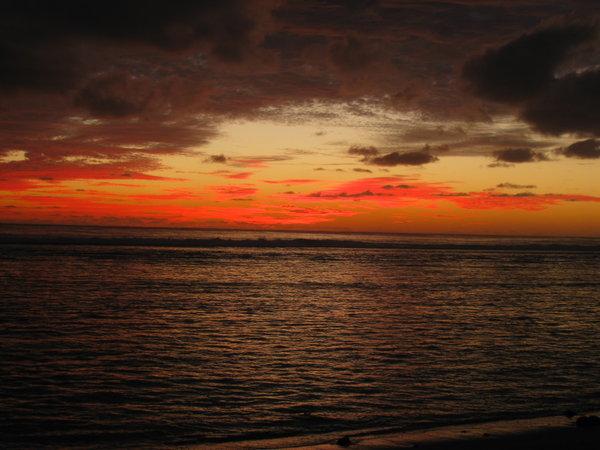 Cook Island sunset