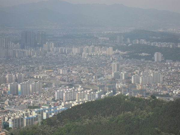 View of Daegu from Apsan