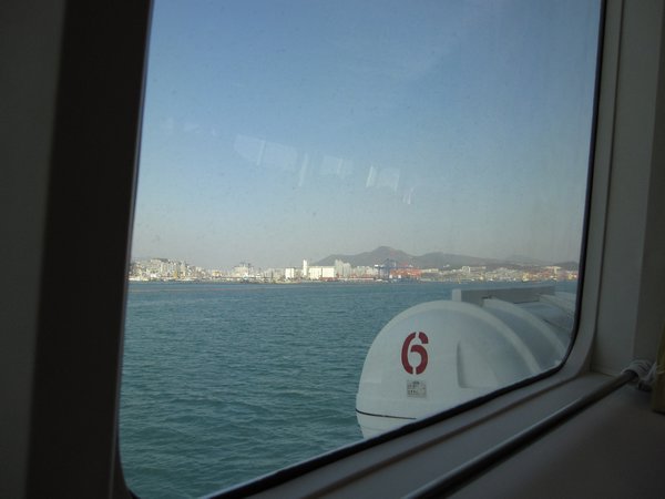 View of Busan from the Boat