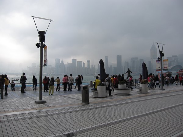 My first view of Victoria Harbor
